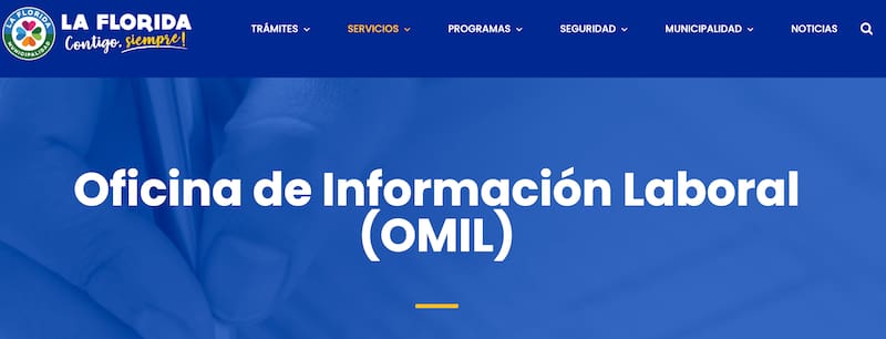 Ofertas laborales disponibles actualmente en la OMIL de La Florida.