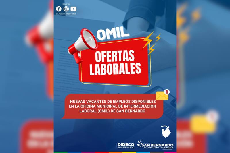 Conoce las ofertas laborales disponibles.