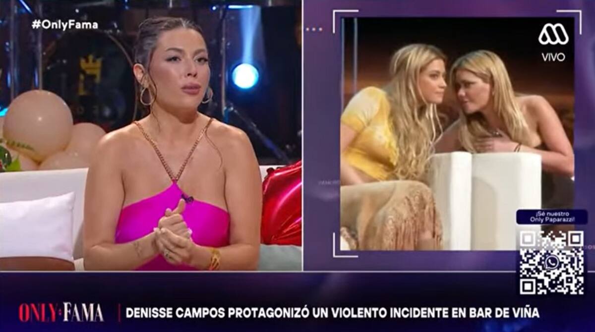 Daniela Aránguiz opinó a favor de Denisse Campos. Créditos: Captura Mega