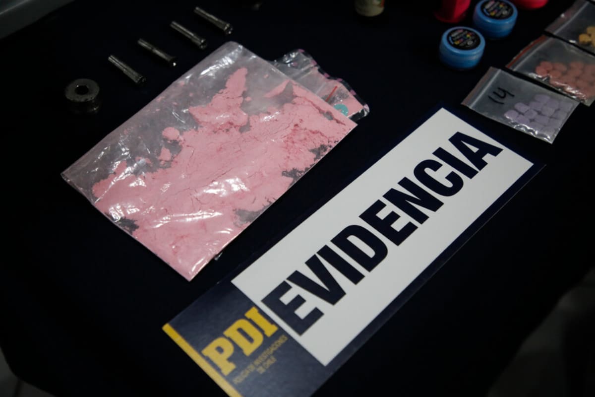 Imagen referencial de las drogas decomisadas por la policía.