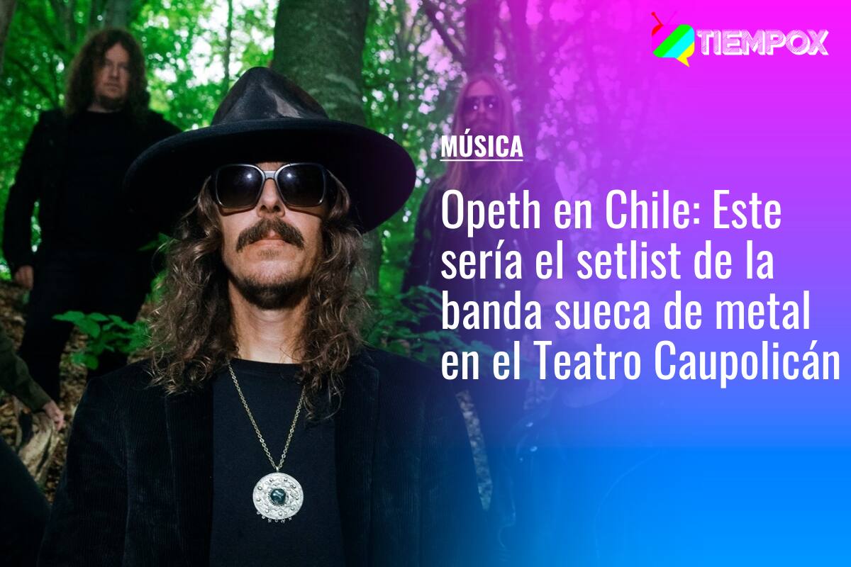 Opeth se presentará este 10 y 11 de febrero en el Teatro Caupolicán / Créditos: TiempoX