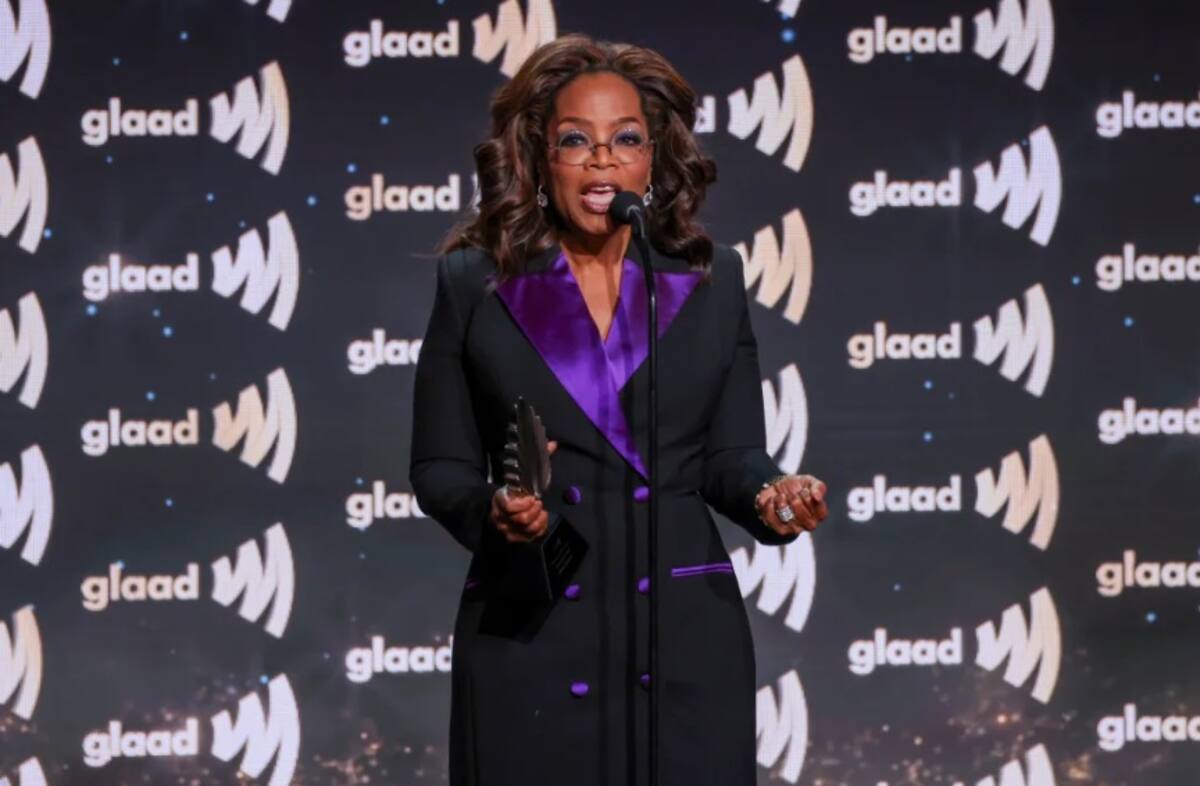 Oprah Winfrey en la 35ª edición anual de los Premios GLAAD. Créditos: Instagram