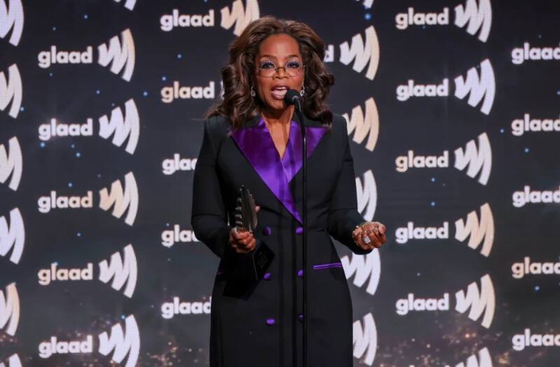 Oprah Winfrey en la 35ª edición anual de los Premios GLAAD. Créditos: Instagram