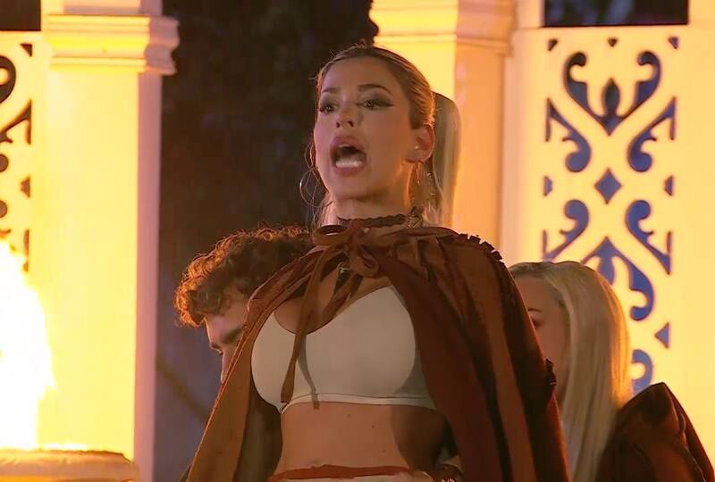 Oriana Marzoli le gritó de todo a Gala Caldirola. Créditos: Canal 13