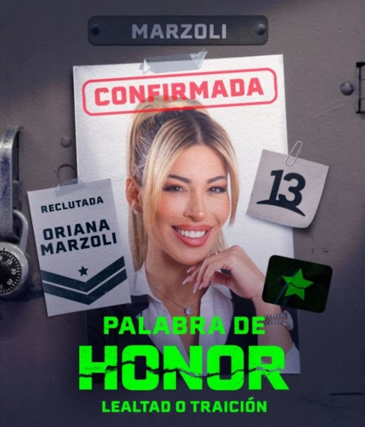 Oriana Marzoli afirma que no sigue rutinas. Créditos: Canal 13