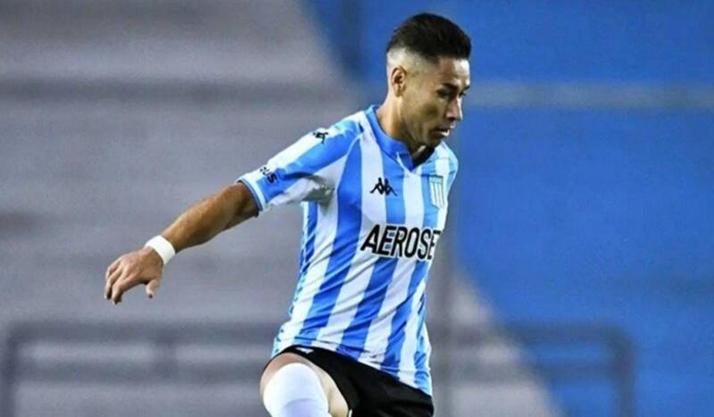 Óscar Opazo anotó su primer gol en Racing Club.