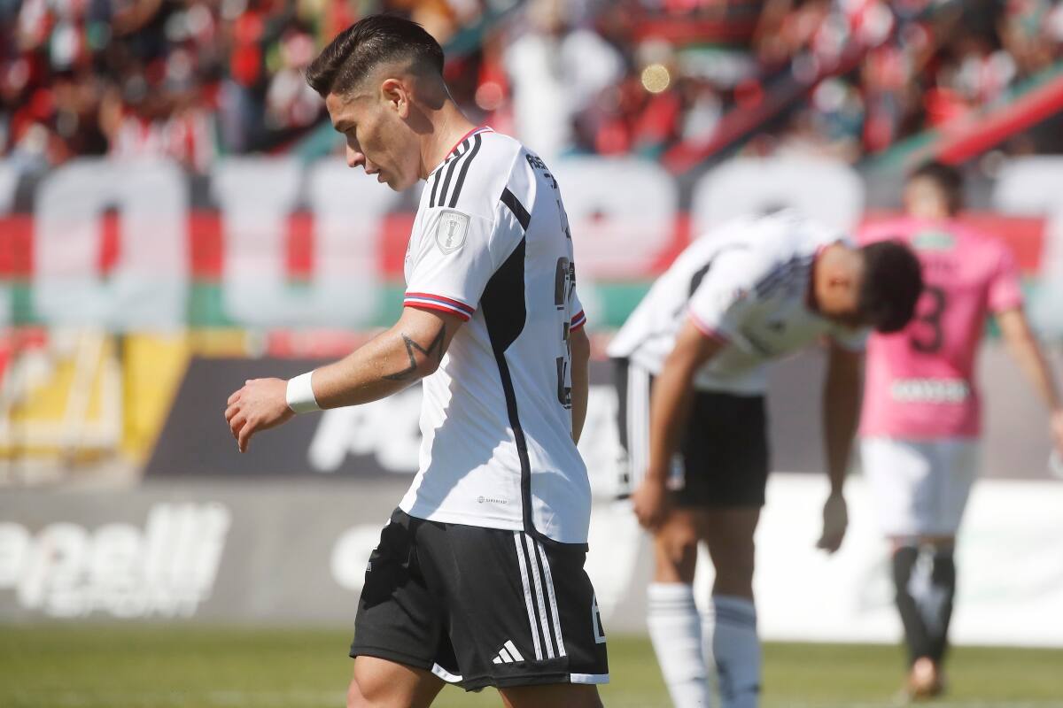 en la derrota de Colo Colo frente a Palestino por el Campeonato Nacional