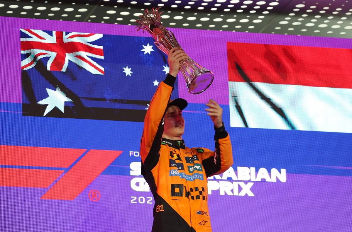 Oscar Piastri vence en el Gran Premio de Arabia Saudita y es nuevo líder del Mundial de Fórmula 1