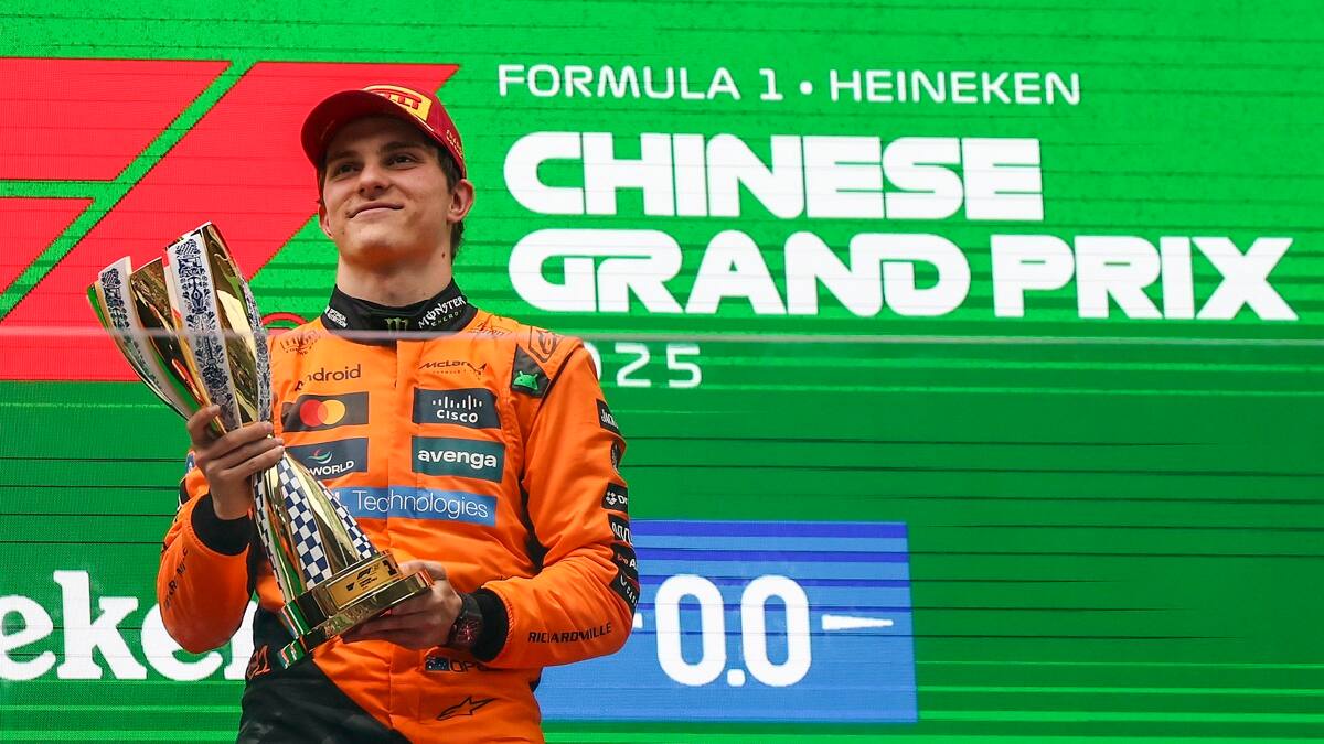 McLaren continúa a pie firme en F1: Oscar Piastri se quedó con el Gran Premio de China
