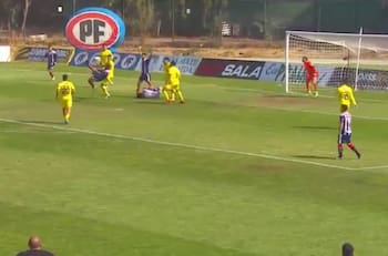 Con este golazo de chilena Deportes Recoleta venció a la U. de Concepción en Primera B