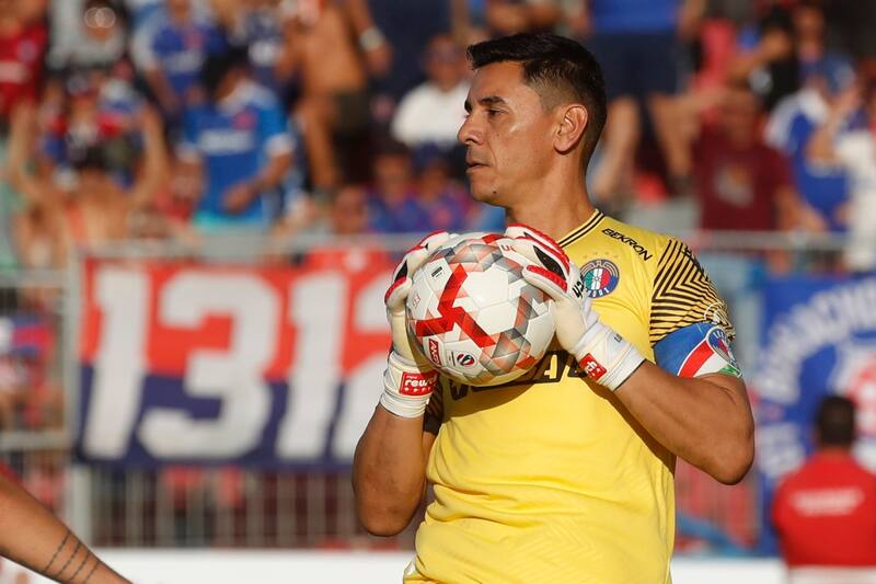 Óscar Ustari en su paso por Audax Italiano. Foto: Agencia Aton