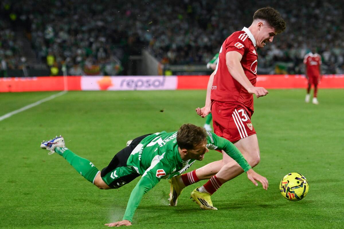 El zurdo de 22 años fue la criptonita del Sevilla ante el Betis. Foto: Agencia EFE.