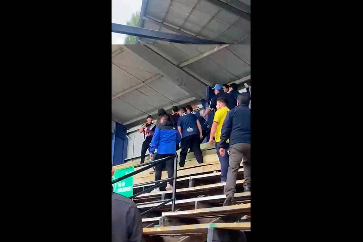 Los incidentes del 2 de abril pasado que obligaron a suspender un partido amistoso entre Deportes Puerto Montt y Provincial Osorno.