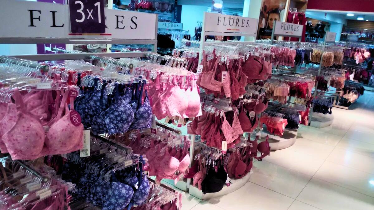 Outlet Flores en Macul: La tienda ofrece ropa interior con hasta un 70% de descuento