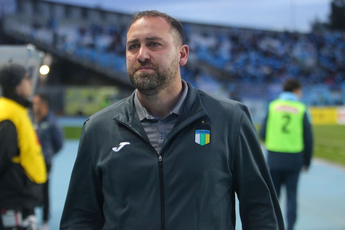El entrenador argentino en su paso por O'Higgins.