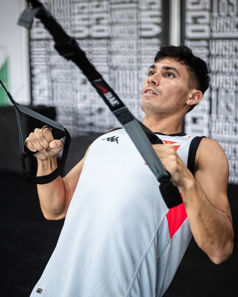 Pablo Galdames en su "pretemporada". Foto: Leandro Amorin