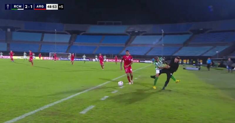 Recibió empujón en Copa Sudamericana