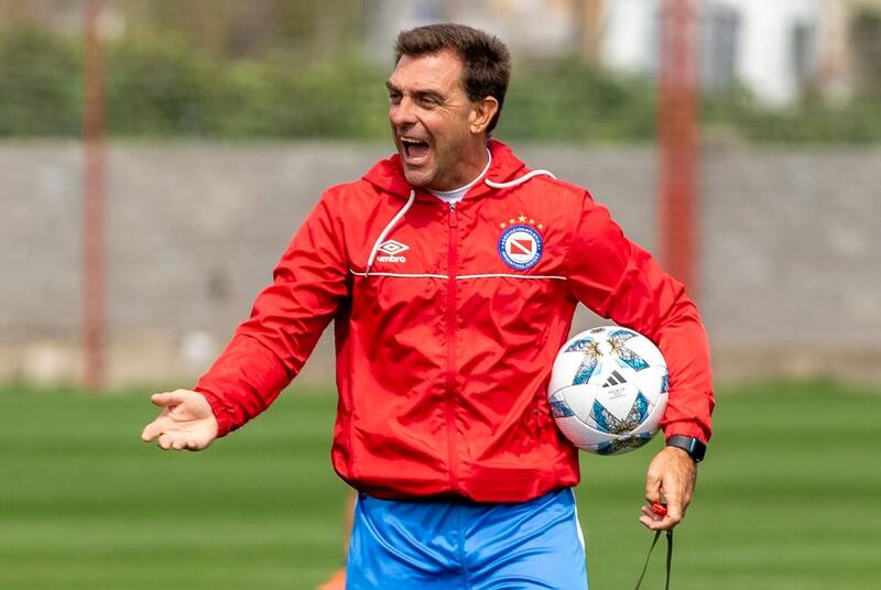Pablo Guede en su paso por Argentinos Juniors