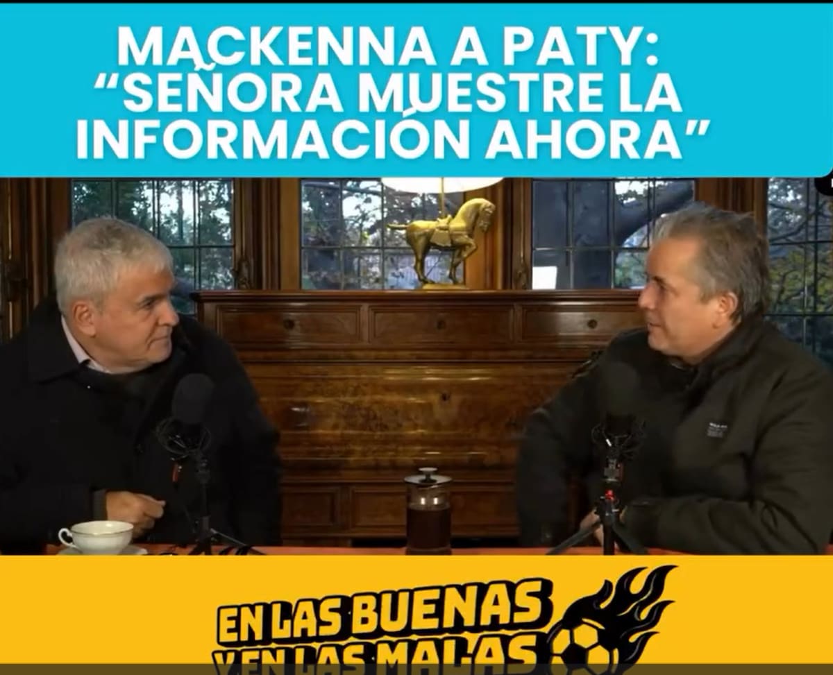 En su programa junto a Nicolás Larraín. Foto: Reproducción.
