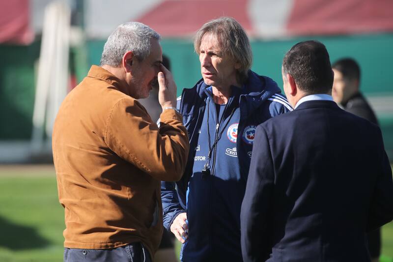 y Ricardo Gareca en Juan Pinto Durán.