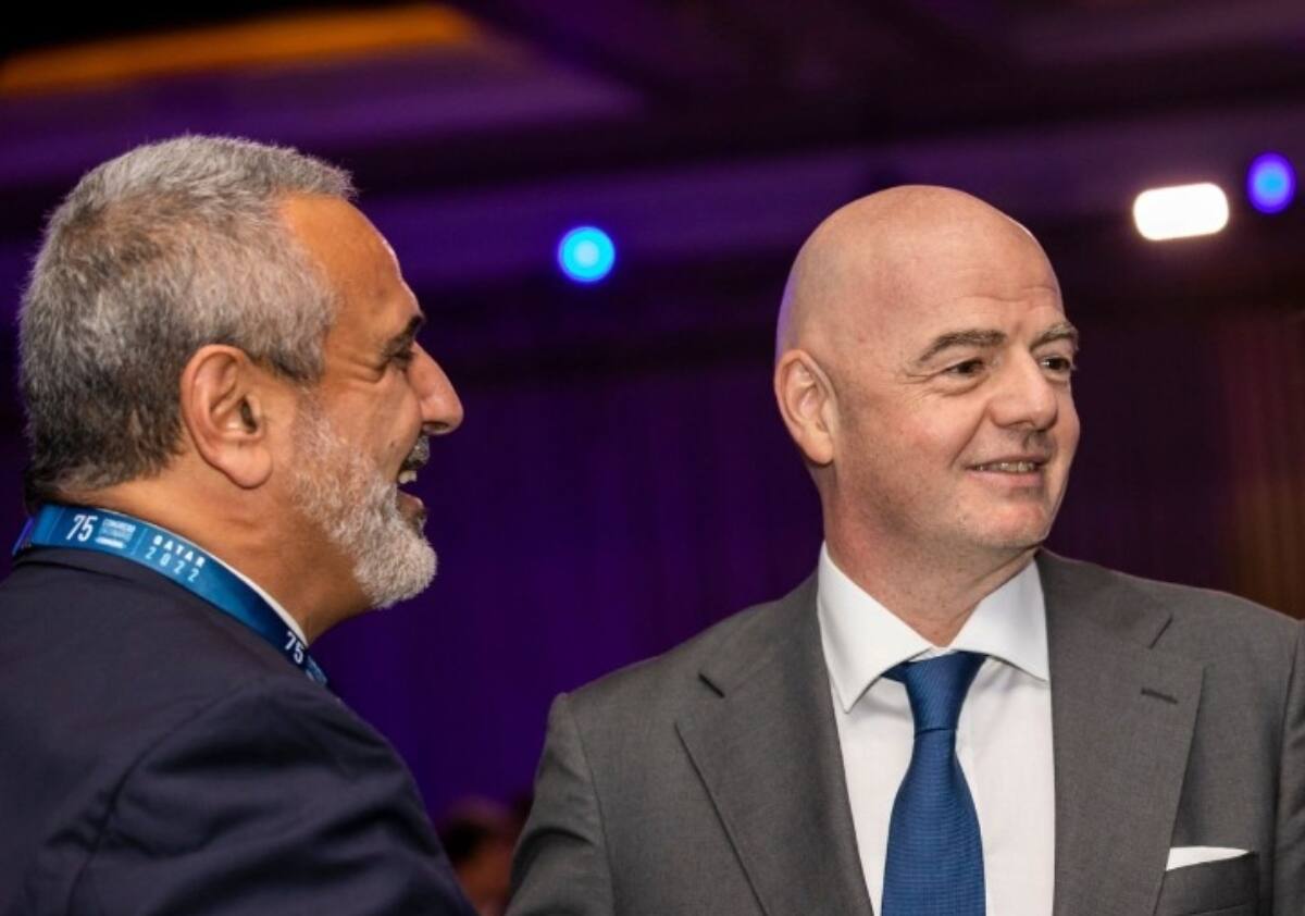 Pablo Milad y Gianni Infantino.