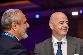 Con Pablo Milad para todos lados: el cargado itinerario de Gianni Infantino en su paso por Chile