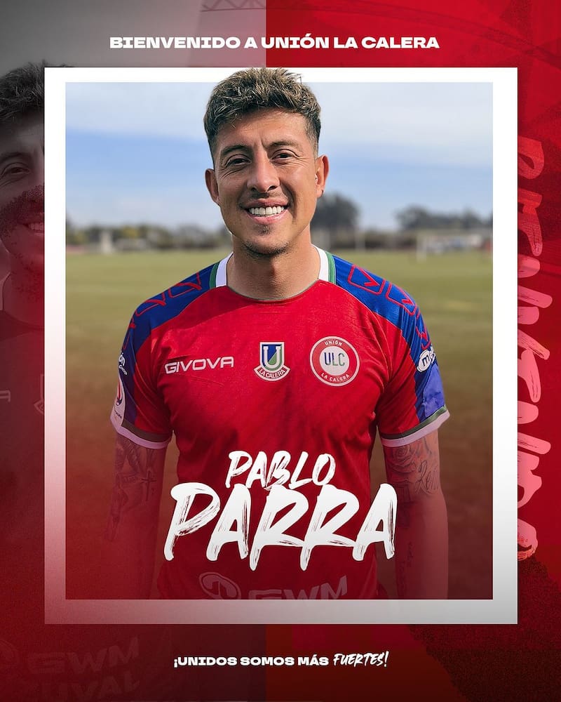 Pablo Parra fue anunciado como refuerzo de Unión La Calera.