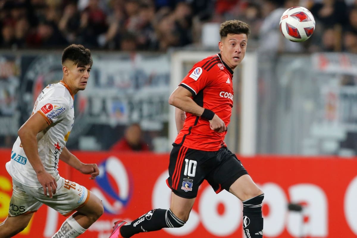Pablo Parra jugando por Colo Colo