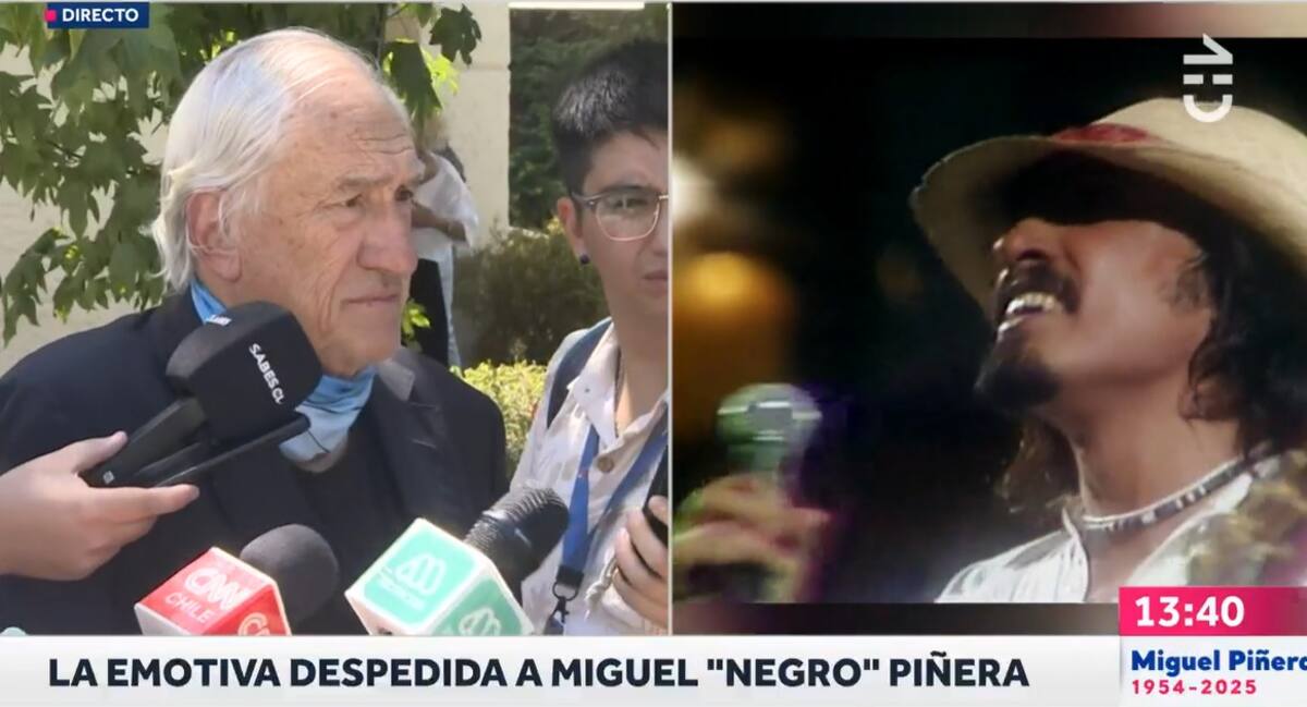 El hermano del fallecido cantante agradeció las muestras de cariño. Créditos: Captura CHV