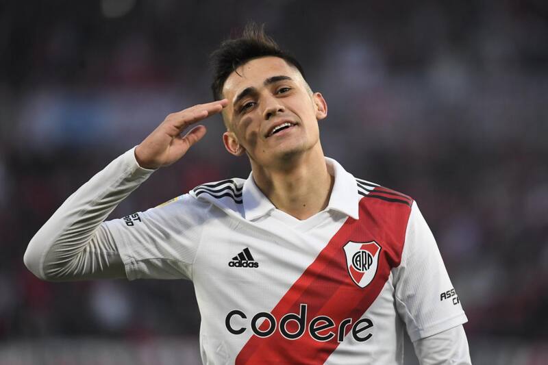 Pablo Solari es figura en el triunfo de River Plate.