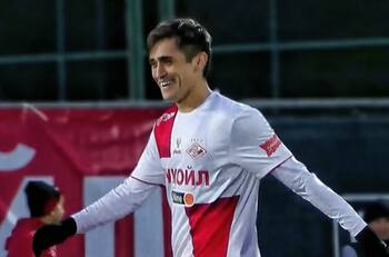 Pablo Solari anotó en su debut y le dio el triunfo al Spartak de Moscú