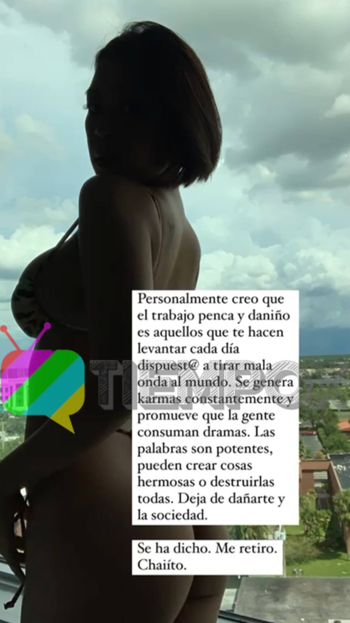 Pachara se lanza contra Daniela Aránguiz.