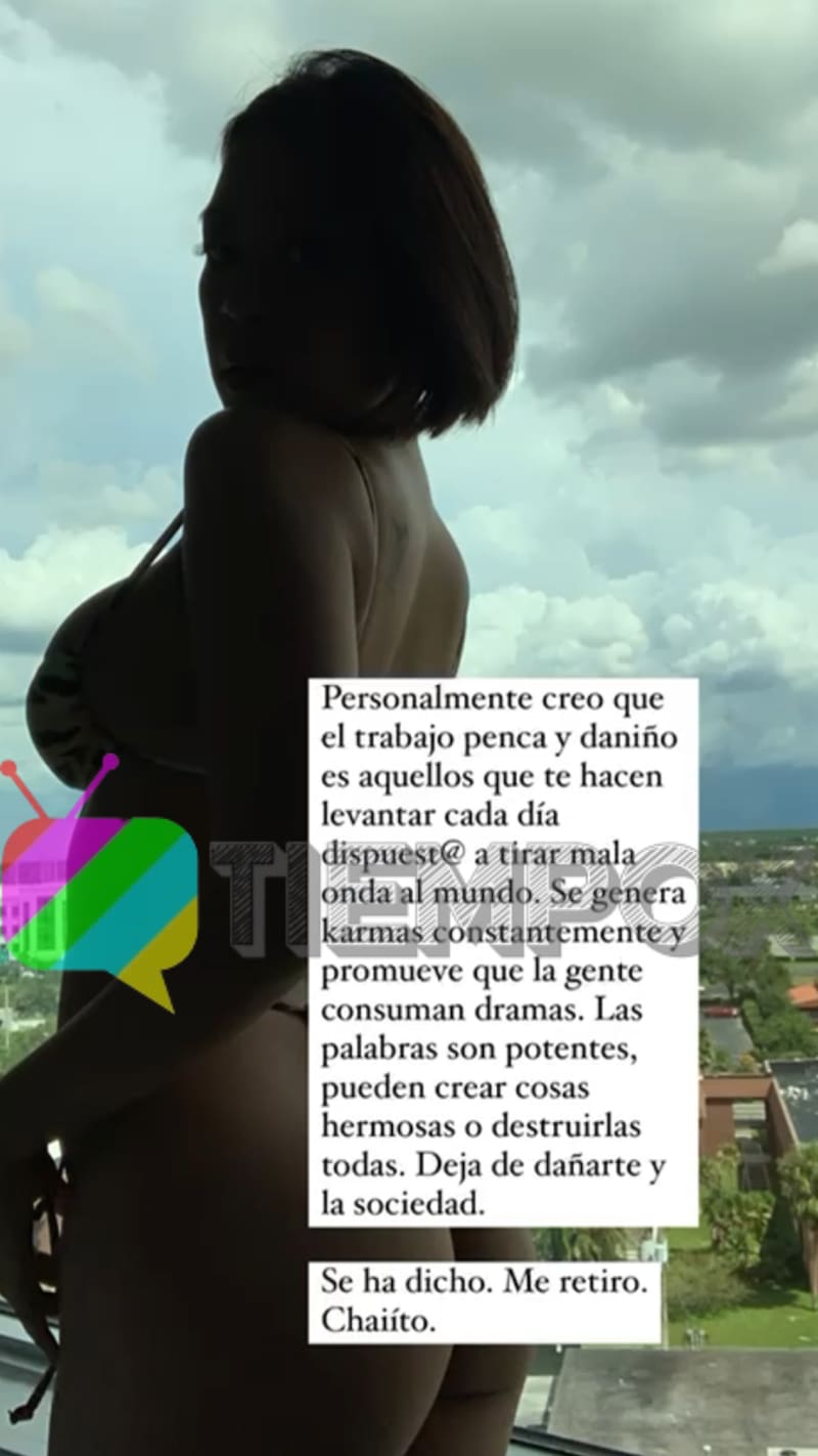 Pachara se lanza contra Daniela Aránguiz.