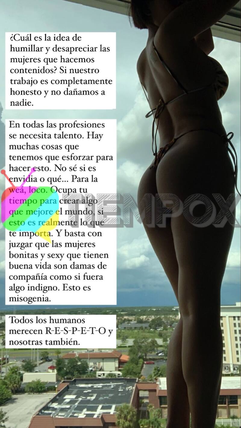 Pachara se lanza contra Daniela Aránguiz.