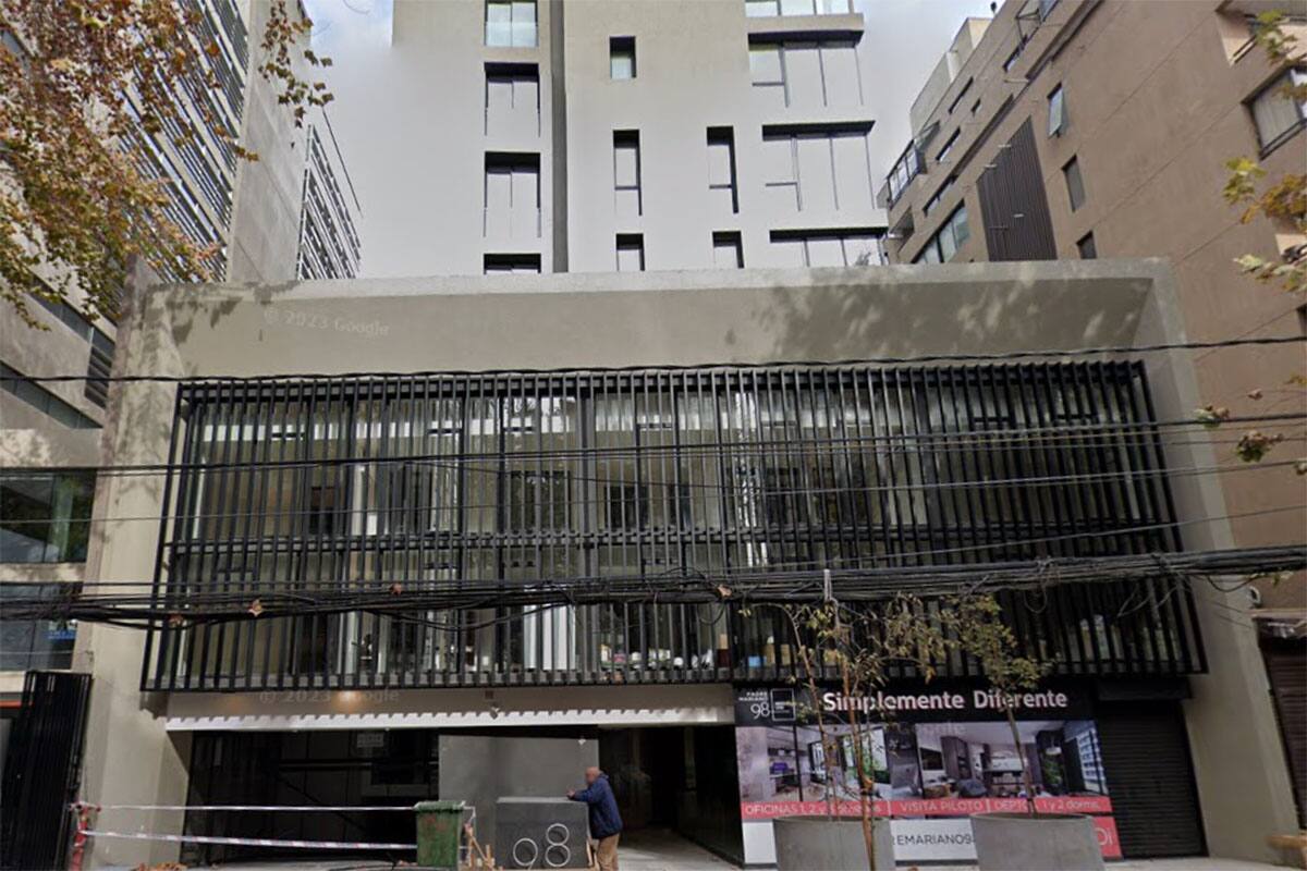 es el proyecto emplazado en Providencia. Créditos: Google Maps.