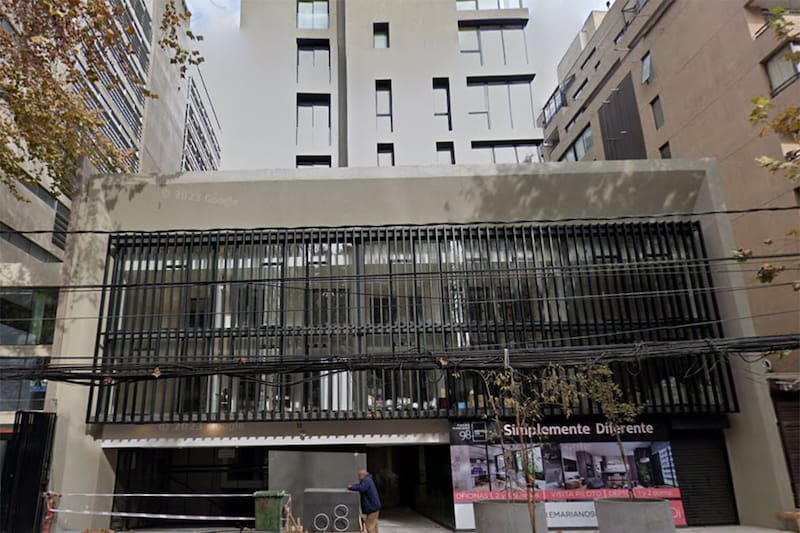 es el proyecto emplazado en Providencia. Créditos: Google Maps.