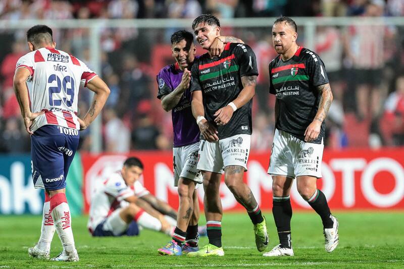 en la victoria por Copa Sudamericana. Foto: Aton
