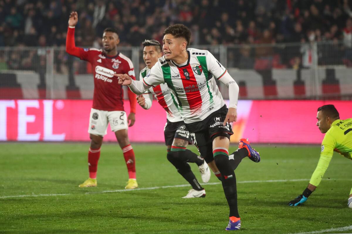 Palestino consiguió un empate 2-2 ante Independiente Medellín en el partido de ida. Foto: Agencia Aton