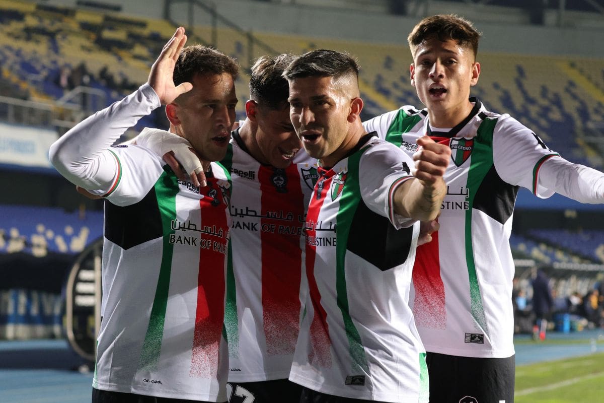 Palestino se metió a los octavos de final de la Sudamericana, al vencer a Cuiabá en Brasil. Foto: Agencia Aton.