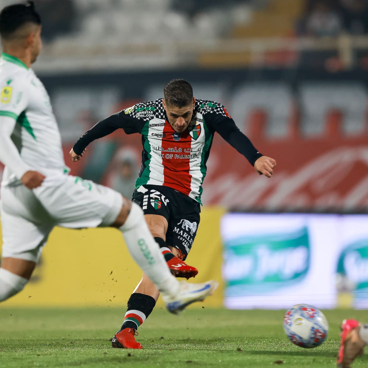 Palestino y Audax no se sacaron ventajas en el Clásico de Colonias del Campeonato Nacional