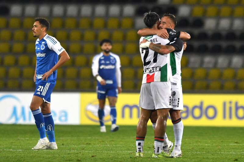 El Tino celebró por Copa Sudamericana 2025. Foto: Aton