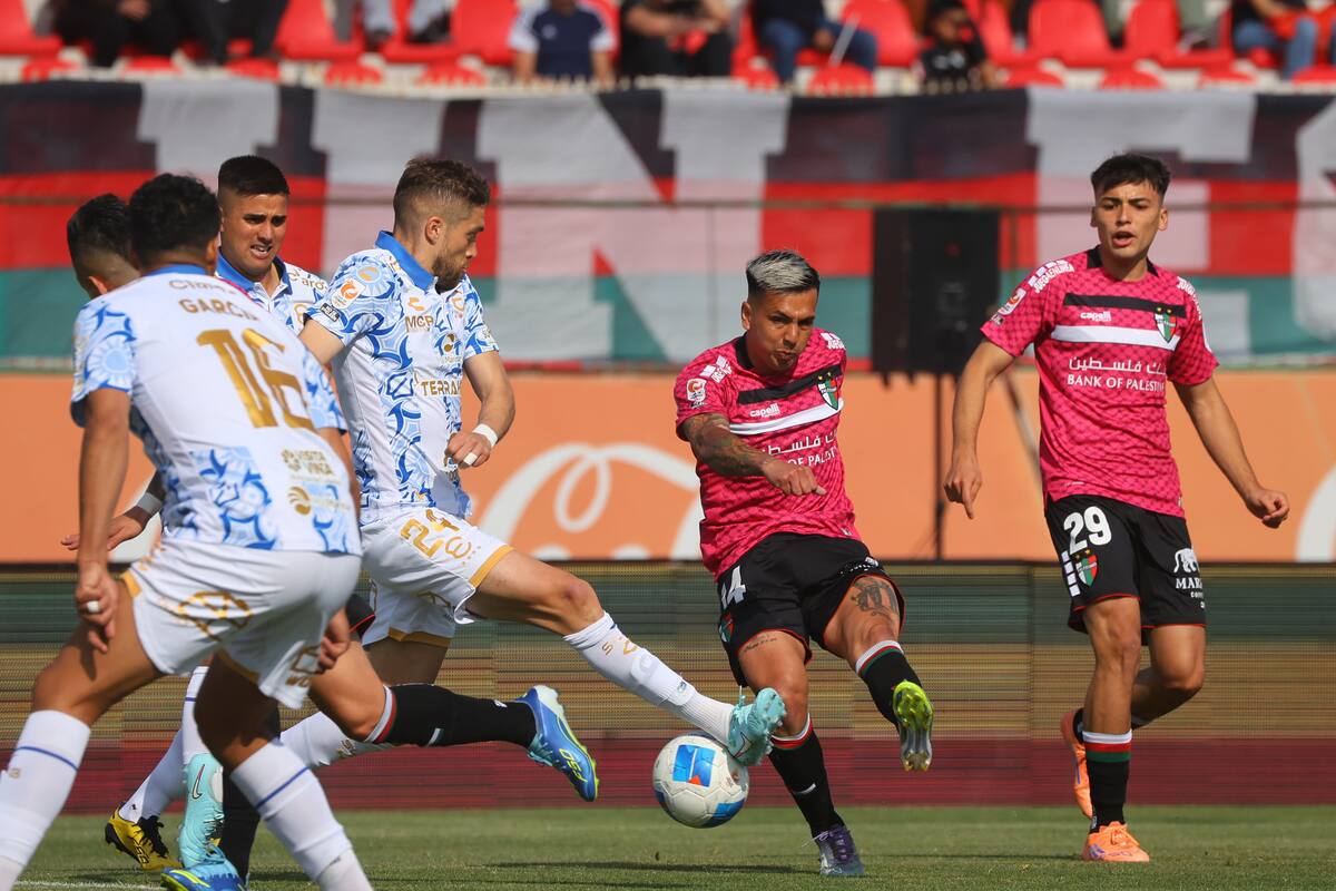 Palestino vs Everton. Foto: Aton.