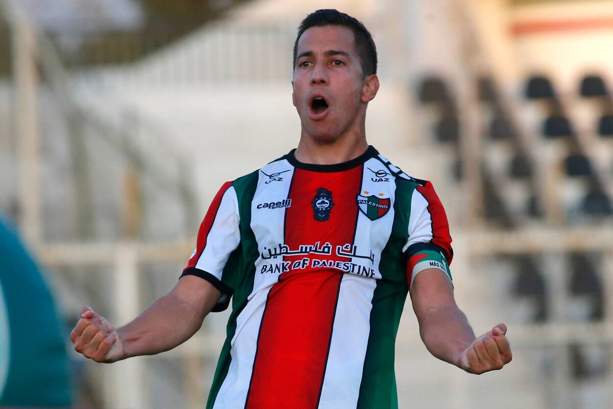 Agustín Farías se transformó en un símbolo de Palestino (foto: Aton)