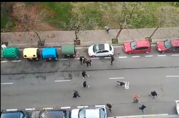 Ultras del Zaragoza y Racing de Santander protagonizaron violenta batalla campal