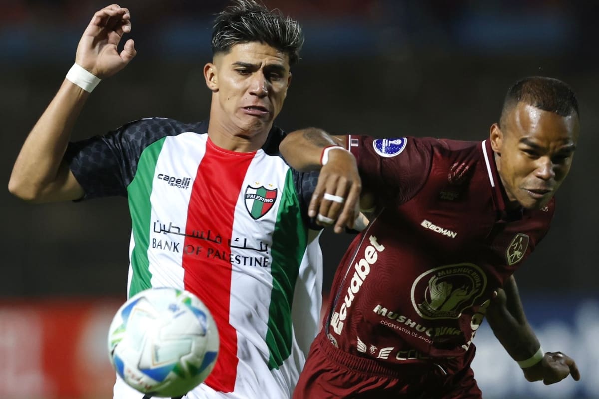 Palestino vs Mushuc Runa por Copa Sudamericana. Foto: Palestino