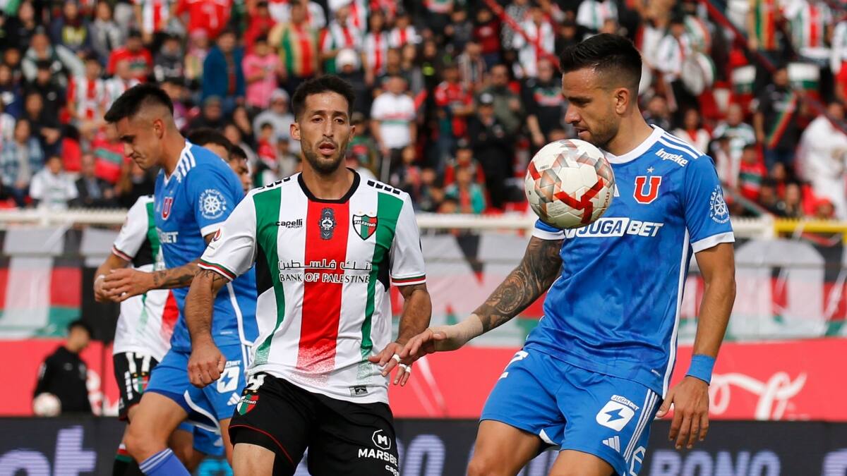 Palestino y la U se mostraron los dientes en candente empate en La Cisterna