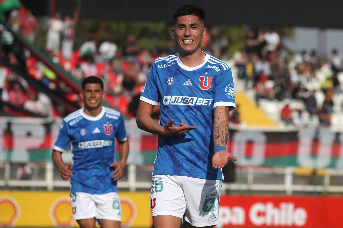 El jugador de la U, Matias Sepulveda.