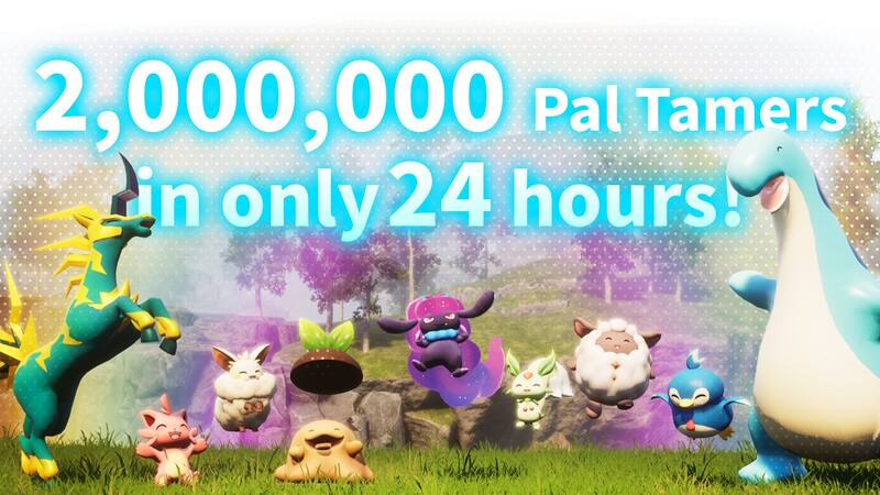 Palworld logró 2 millones de ventas en solo un día.