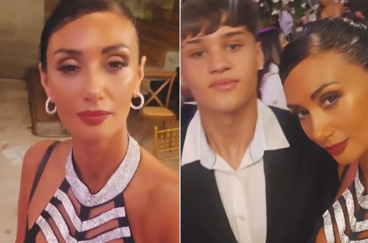 “Lo convencí”: Pamela Díaz se luce en un matrimonio junto a su hijo Mateo
