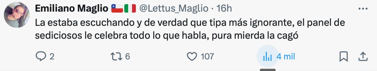 Pamela Díaz se llenó de críticas.